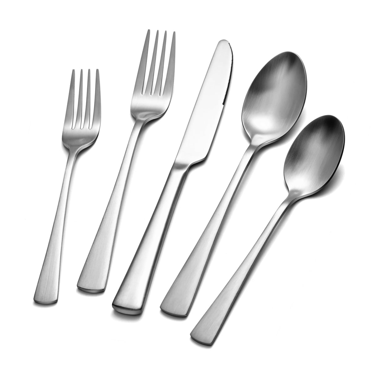 KINGSTONE 18/10 Stainless Steel Flatware, 20-Piece Forged Silverware Set for 4, Mirror Polished Cutlery Set Dishwaher Safe for Home, Restaurant, Wedding, Party