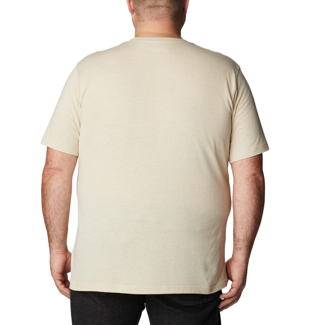 Columbia Men's Thistletown Hills Short Sleeve T-Shirt, Ancient Fossil Heather, 2X