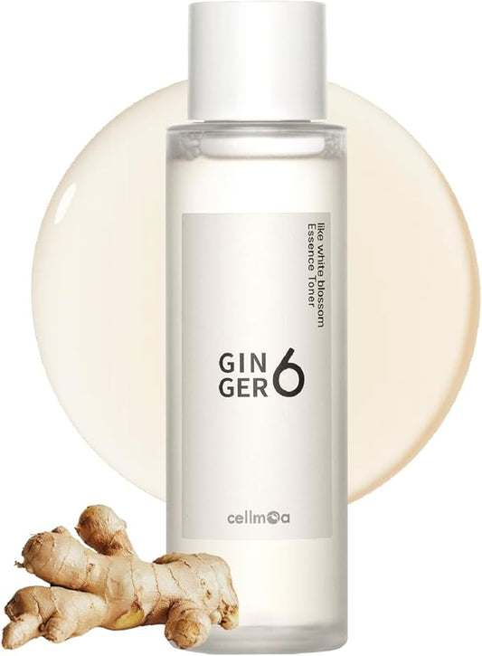 Essence Toner (150ml / 5 fl oz) – 86% Ginger Shot Water for Redness Relief, Hydration & Pore Care | Korean Skincare with Niacinamide, Peptides & Panthenol for Sensitive, Dull Skin
