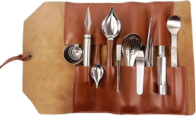 DUEBEL Chef Plating Kit, 12pc Stainless Steel Culinary Tools Set