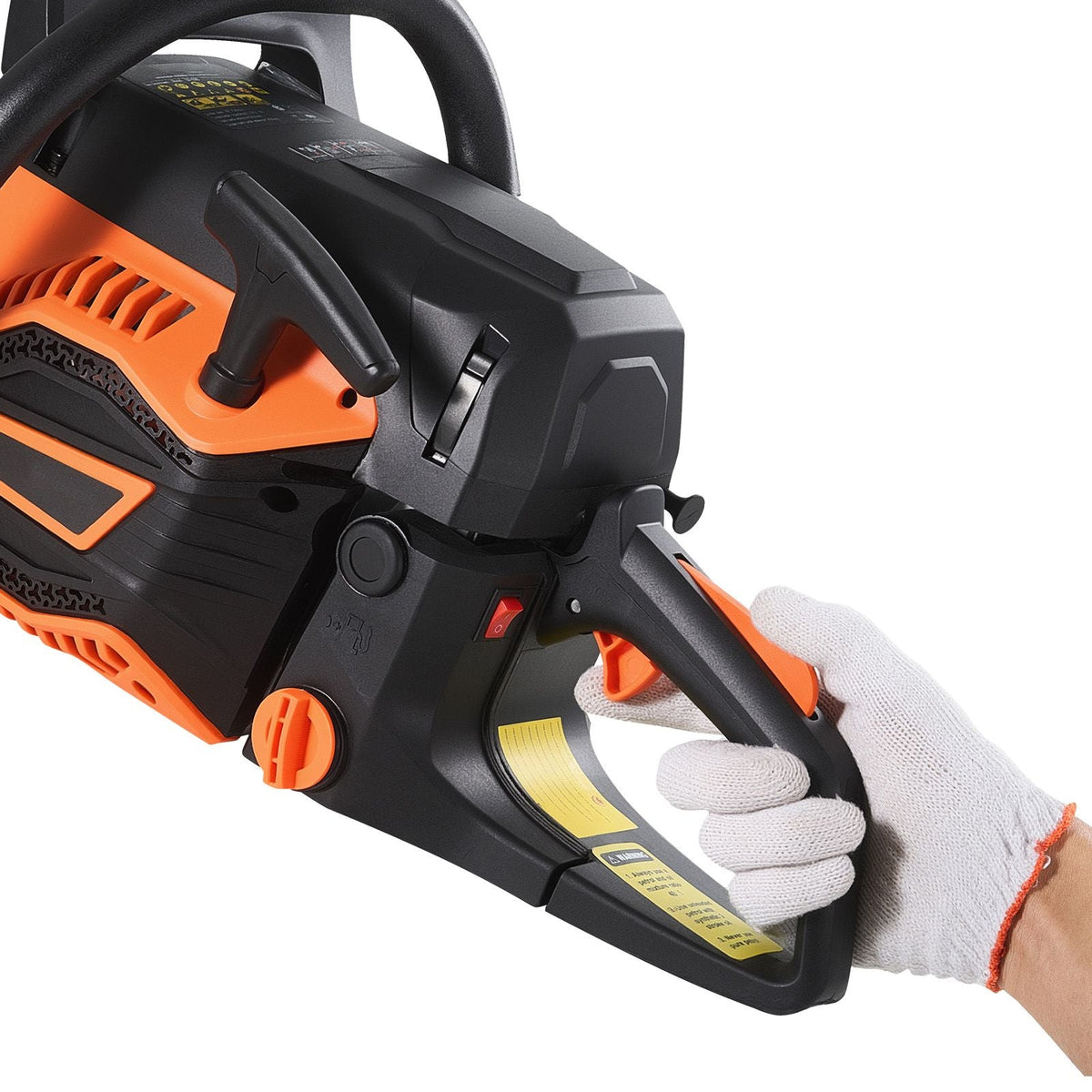 62 cc Gas Chainsaw, 20 inch Gas Powered Chainsaw, 3.8 HP Power Chain Saw with Non-Slip Handle, Gas-Powered Chainsaws with Dual Fuel Tanks, For Wood Cutting, Tree Trimming, and Land Clearing