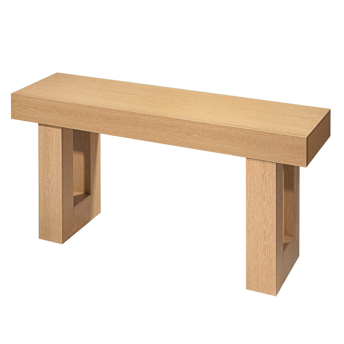 63 in Console Table, Farmhouse Desk Behind the Couch, Wooden Rectangle Entrance Desk, Narrow Long Sofa Table Accent Stand for Hallway, Bedroom, Living Room, Foyer, Easy Assembly, Burlywood