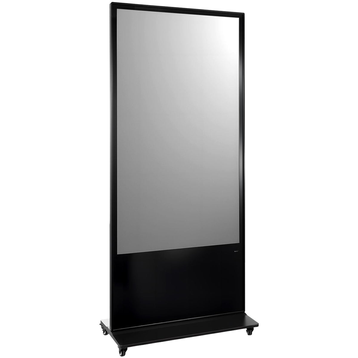 65 in Indoor Digital Signage 4K Floor Stand Advertising Display Kiosk, WiFi HDMI/USB Input Android OS, 178° Wide View, LCD Touchscreen Interactive Monitor, Mobile Commercial Totem Poster