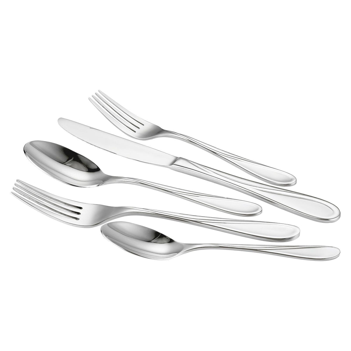 65-Piece Silverware Set, Food-Grade Stainless Steel Flatware Utensils, Mirror Finished Cutlery Set, Dishwasher Safe Eating Tableware for Kitchen Home, Service for 12, Include Knife Fork Spoon