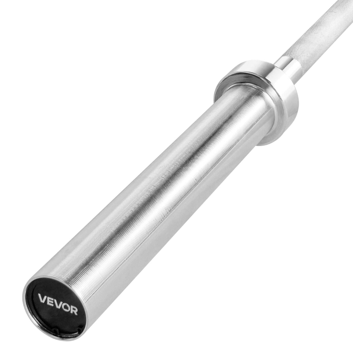 6FT Barbell Bar, Fits 2-Inch Weight Plates, Chrome Plated Barbell Bar with Knurled Grip for Strength Training, Weightlifting, Squat, Deadlift, Bench Press, Curl, Overhead Press, 500lbs Capacity