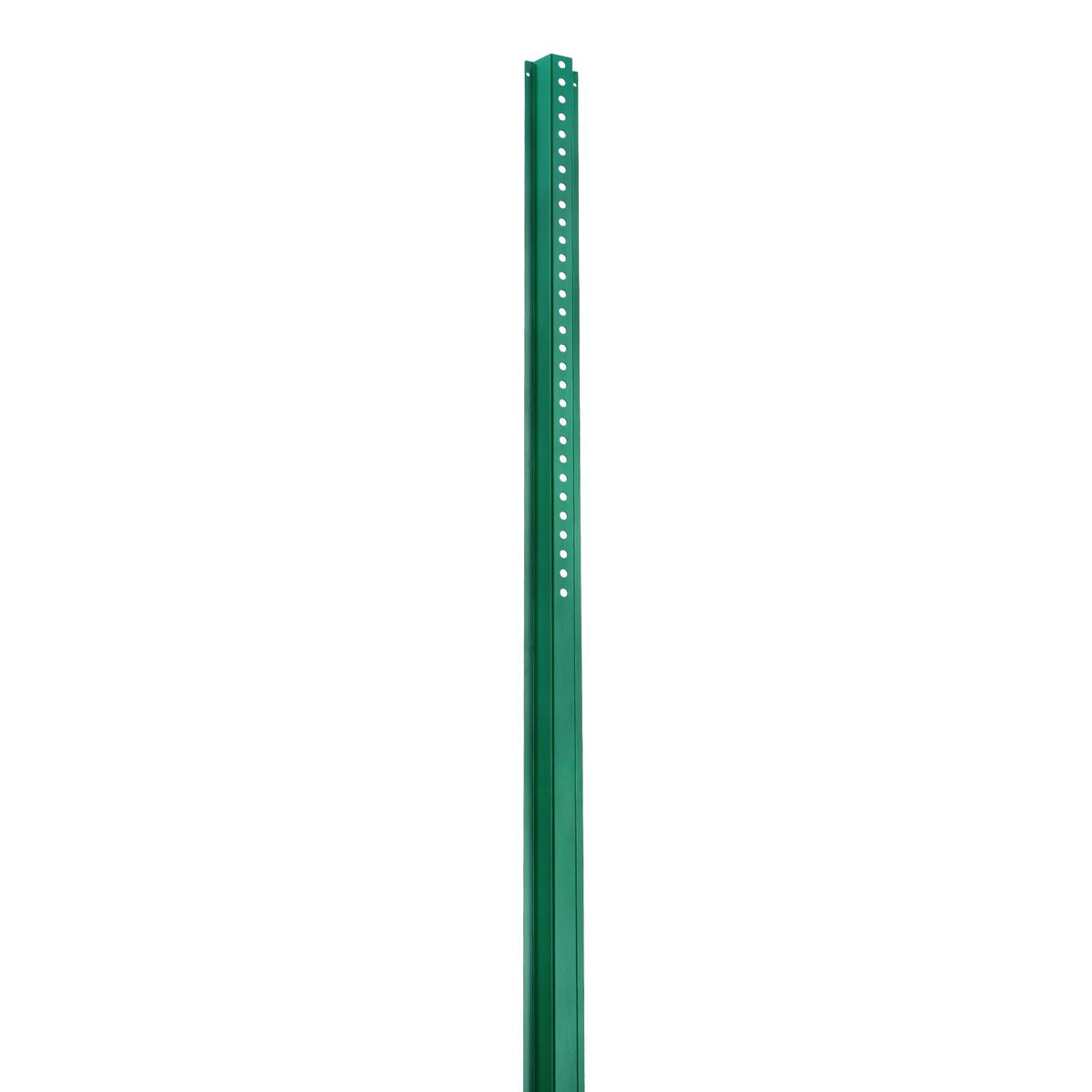 6FT U-Channel Sign Post, 4Pack Green Heavy Duty Steel Fixed Fence Post, Steel Fence U-Channel Sign for Garden, Courtyard, Farm or Traffic Intersection