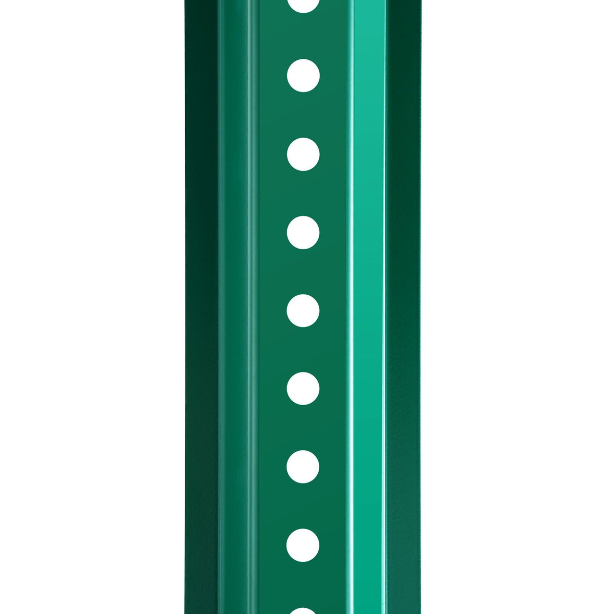 6FT U-Channel Sign Post, 4Pack Green Heavy Duty Steel Fixed Fence Post, Steel Fence U-Channel Sign for Garden, Courtyard, Farm or Traffic Intersection