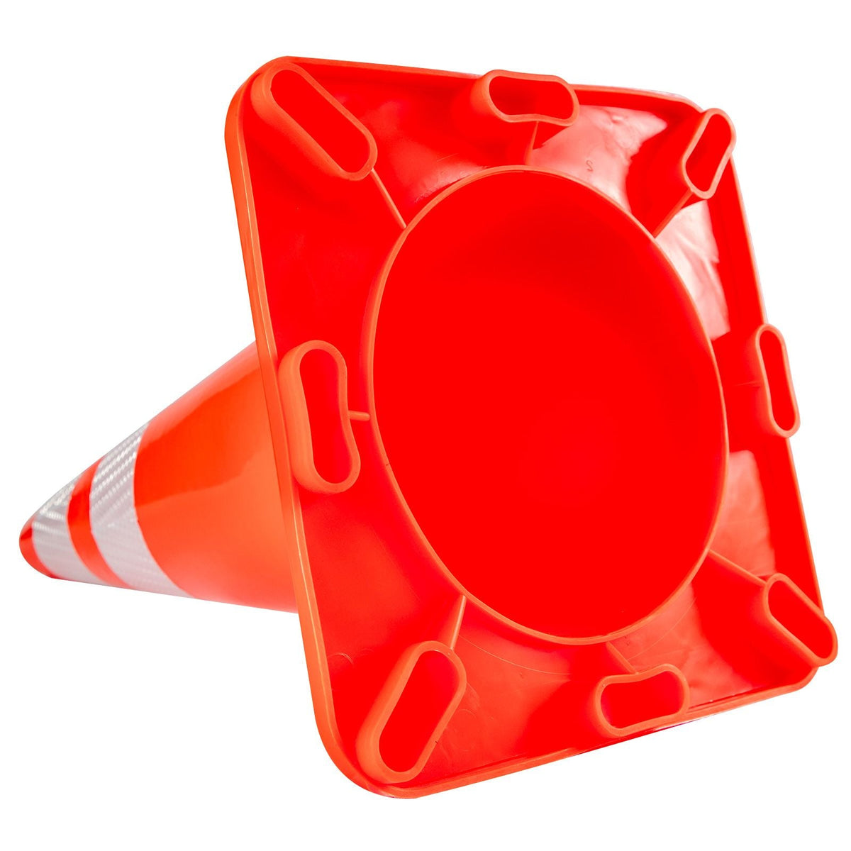 6Pack Traffic Cones, 28\"Safety Cones, PVC Orange Traffic Safety Cone with Reflective Collar, for Road Parking Training Cones
