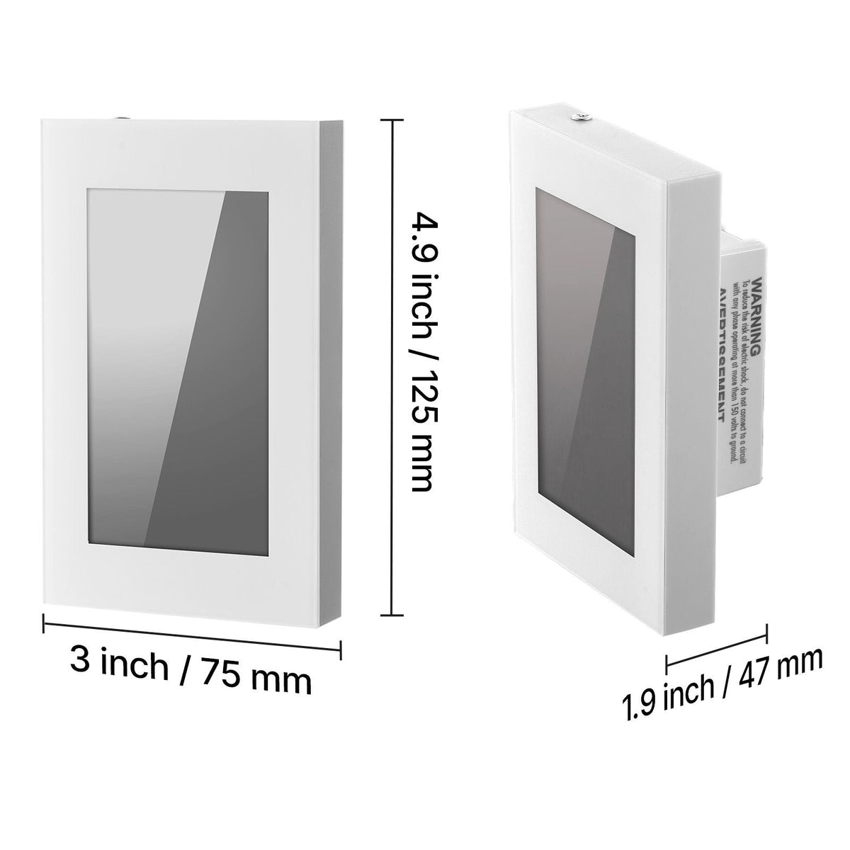 7-Day Programmable Thermostat, Home Thermostats for Radiant Underfloor Heating Cable, Heat Pump, with GFCI & Sensitive Sensor, LCD Touchscreen, Energy-Efficient, Gray-White (Without Wifi)