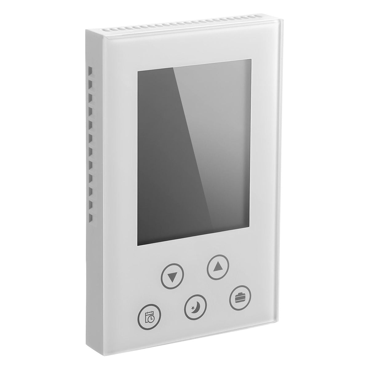 7-Day Programmable Thermostat, Home Thermostats for Radiant Underfloor Heating Cable,Heat Pump, Built-in GFCI & Sensitive Sensor, LED Screen with Backlight,Energy-Efficient,White