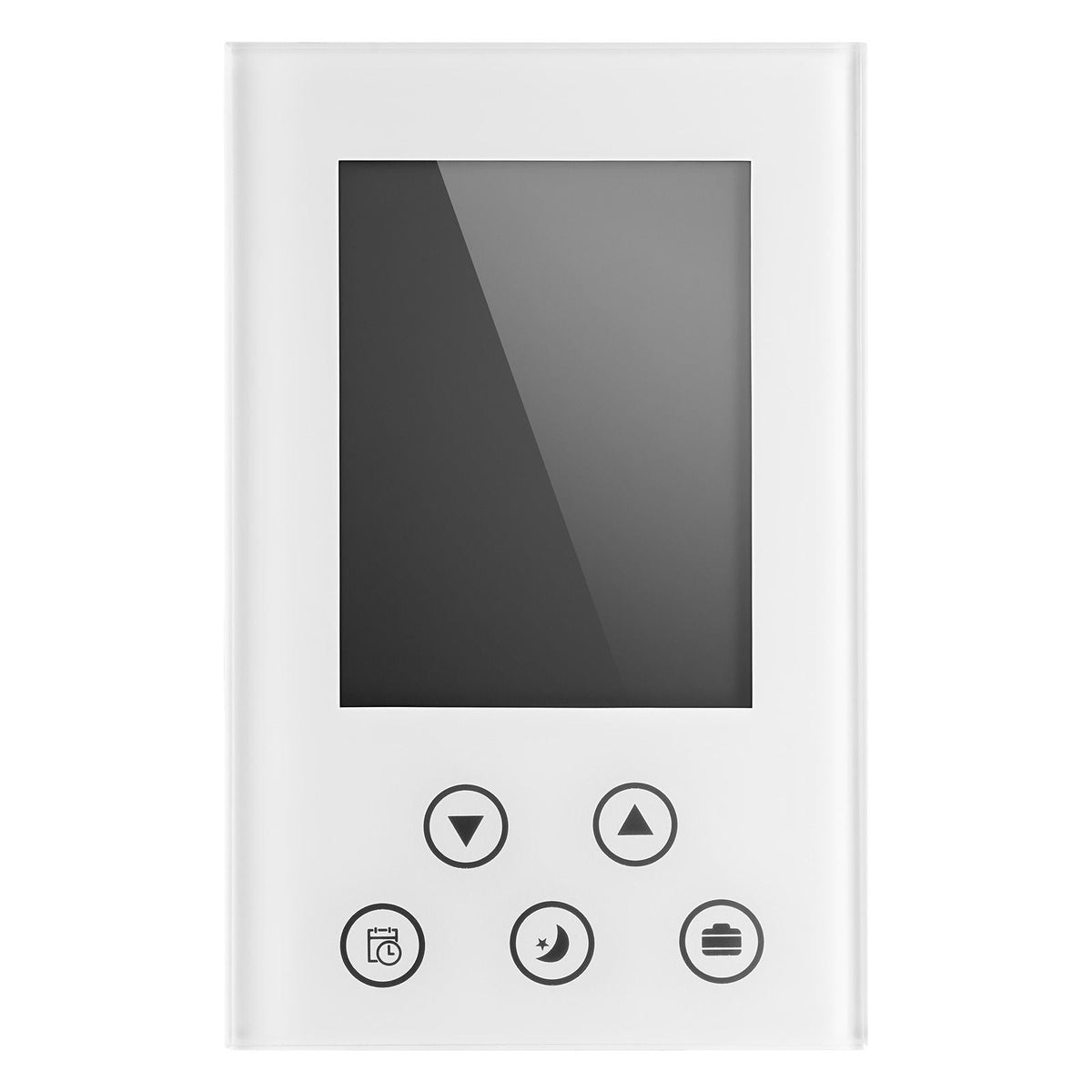 7-Day Programmable Thermostat, Home Thermostats for Radiant Underfloor Heating Cable,Heat Pump, Built-in GFCI & Sensitive Sensor, LED Screen with Backlight,Energy-Efficient,White