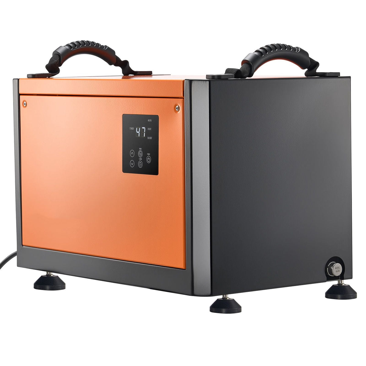 70 Pints Commercial Dehumidifier with Drain Hose, Portable Crawl Space Dehumidifiers for Basement Storage Room Industrial, Auto Defrost/Drainage, Heavy-duty Galvanized Steel, LED Indicate
