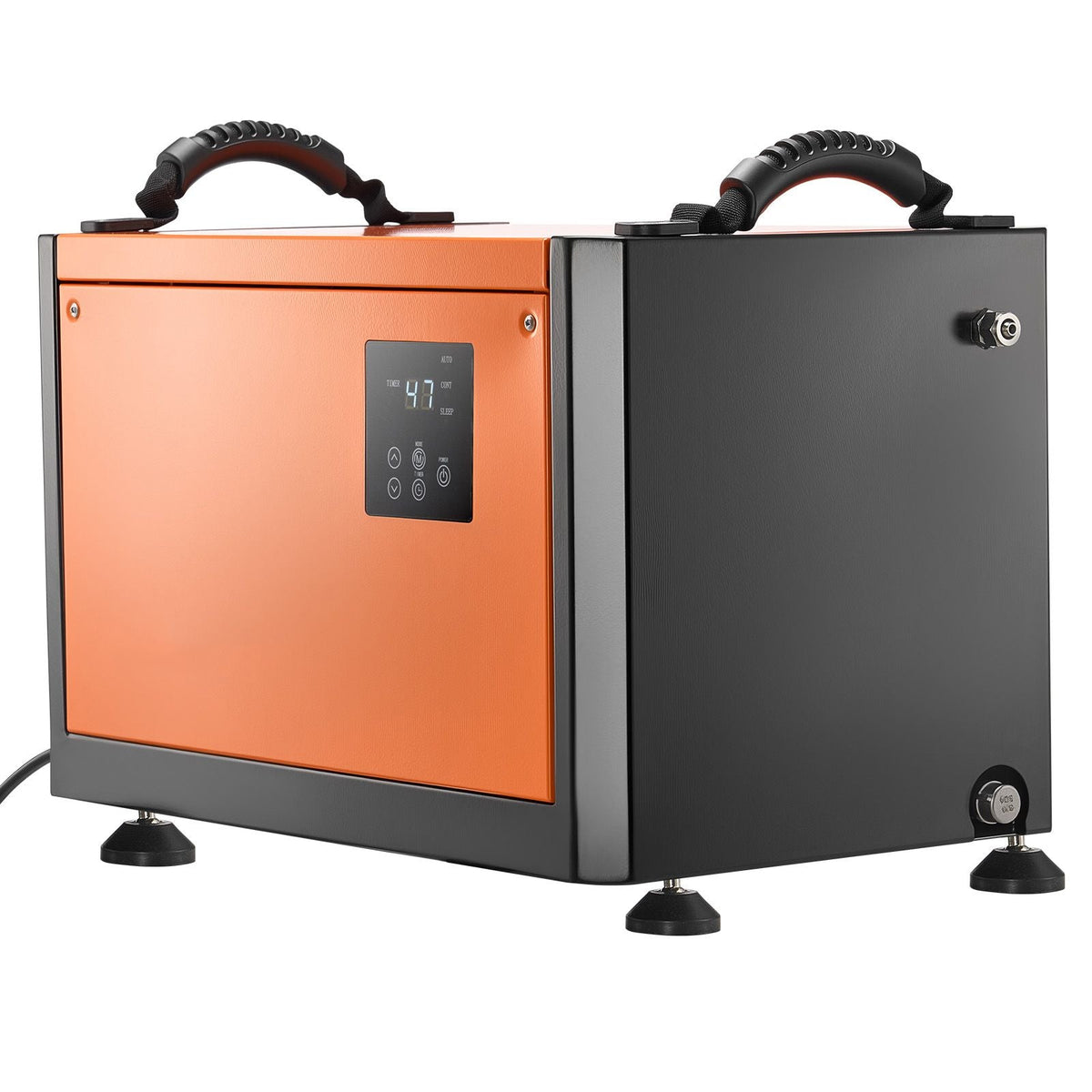 70 Pints Commercial Dehumidifier with Pump, Portable Crawl Space Dehumidifiers for Basement Storage Room Industrial, Auto Defrost/Drainage, Heavy-duty Galvanized Steel, with 2 Drain Hoses