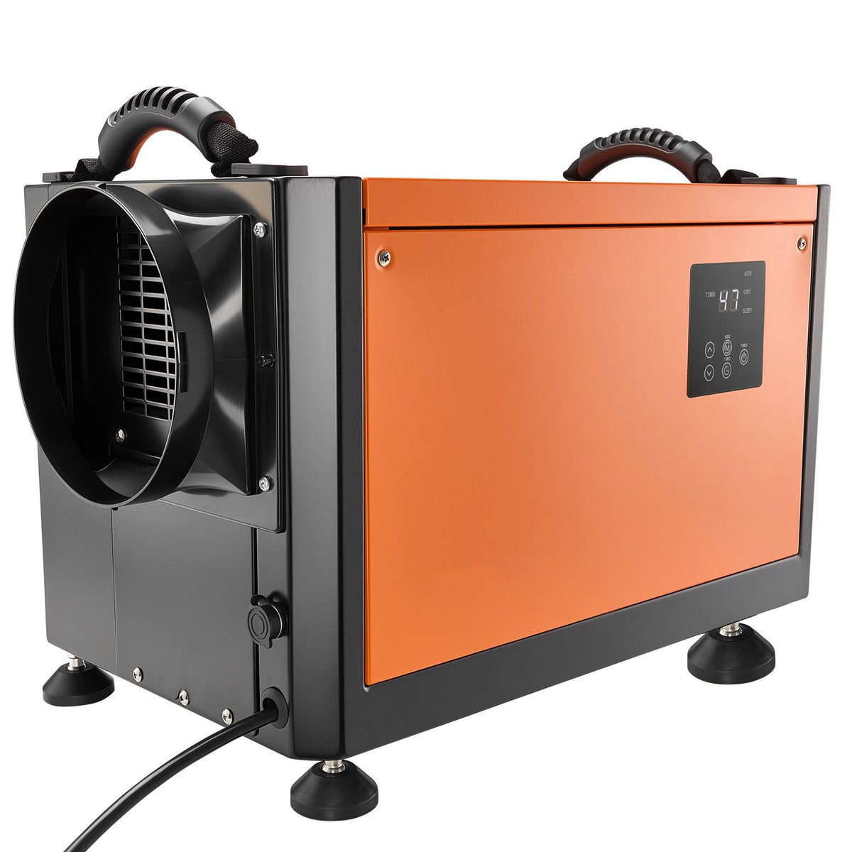 70 Pints Commercial Dehumidifier with Pump, Portable Crawl Space Dehumidifiers for Basement Storage Room Industrial, Auto Defrost/Drainage, Heavy-duty Galvanized Steel, with 2 Drain Hoses