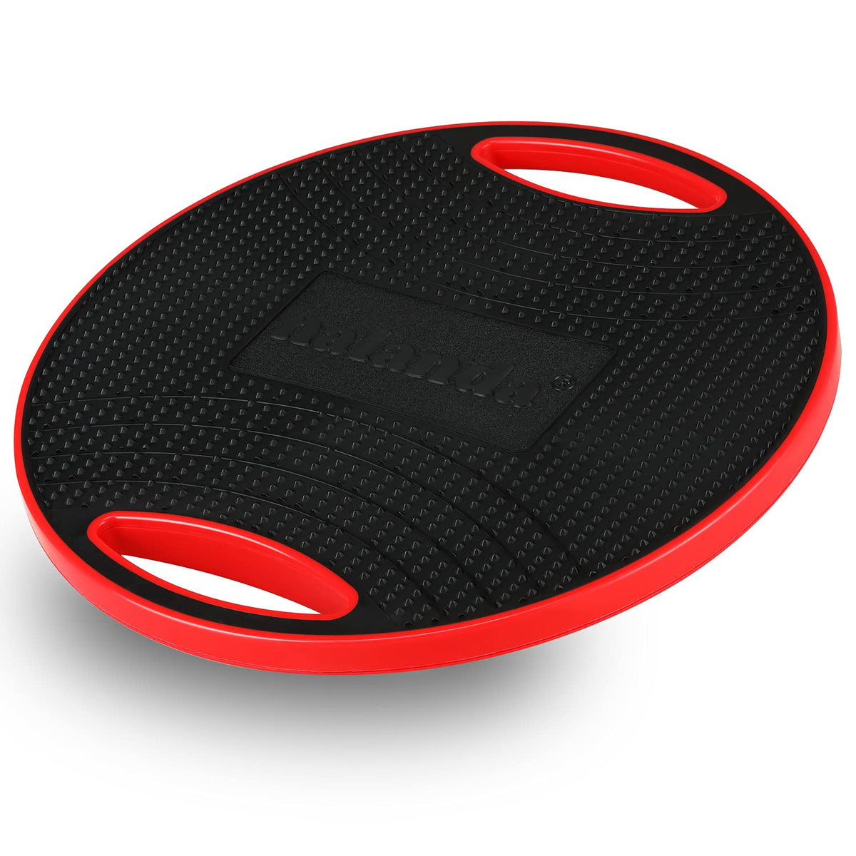 NALANDA Wobble Balance Board, Core Trainer for Balance Training and Exercising, Healthy Material Non-Skid TPE Bump Surface, Stability Board for Kids and Adults Black