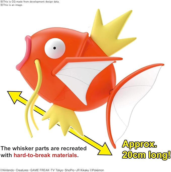 Bandai Hobby - Pokémon - 01 Magikarp, Bandai Spirits Pokémon Big Model Kit