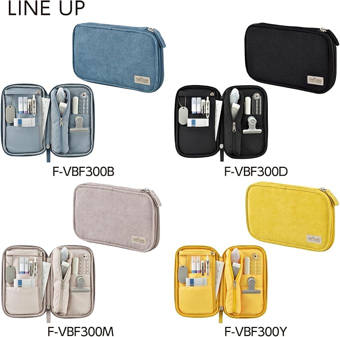 KOKUYO Slim Pencil holder Pouch (Blue)