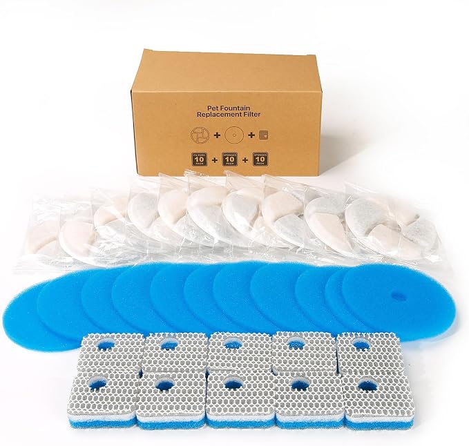 10 Set Cat Water Fountain Filter Replacement