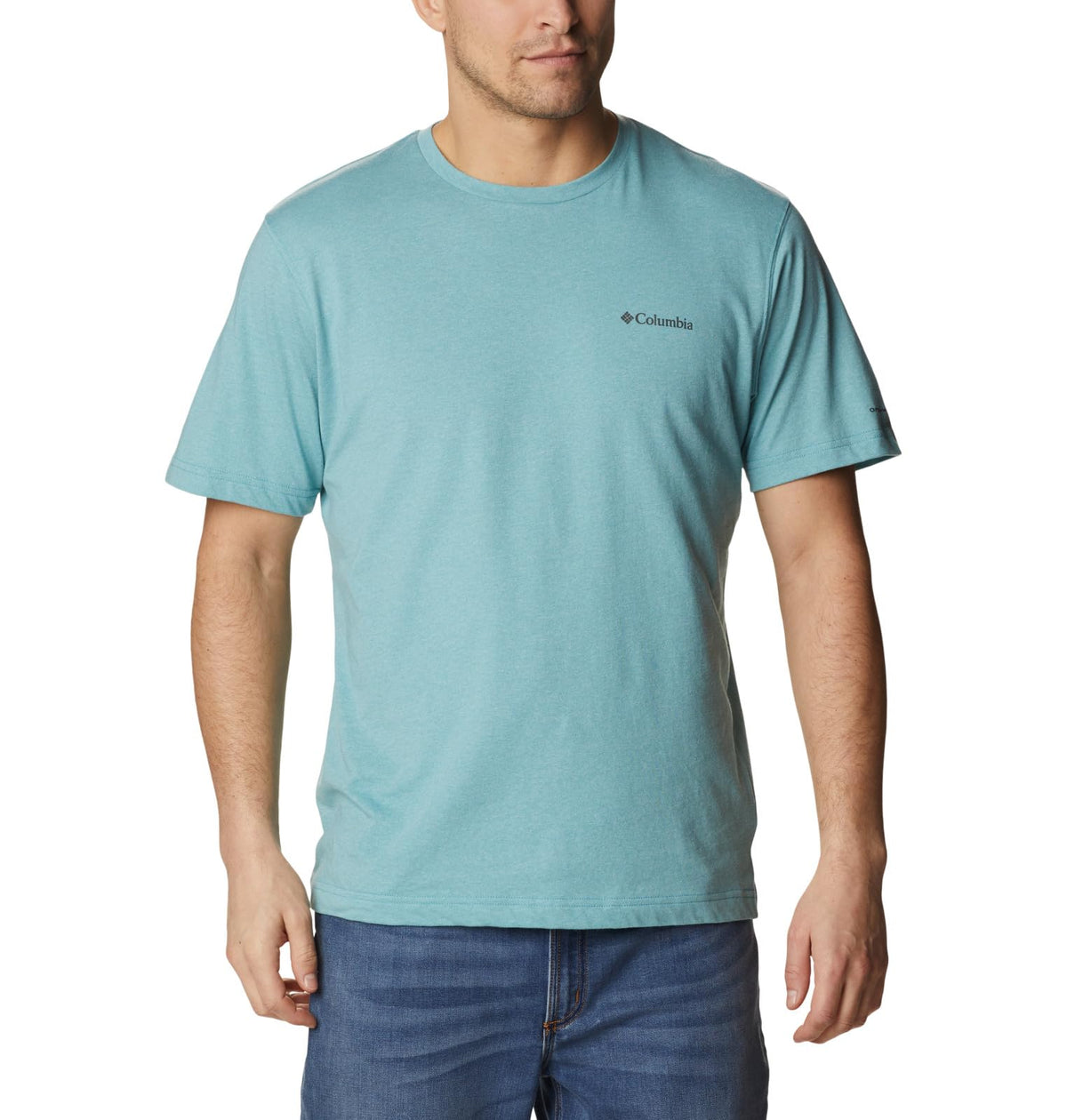 Columbia Men's Thistletown Hills Short Sleeve, Shasta Heather, 6X Big