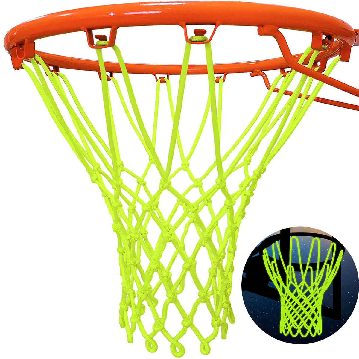 NEIJIANG Glow Basketball Net,Nightlight Luminous Outdoor