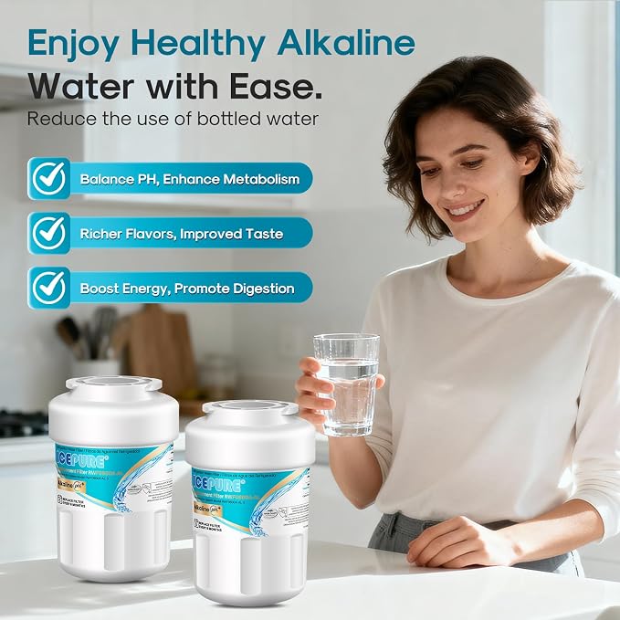ICEPURE Alkaline RWF0600A-AL Refrigerator Water Filter Replacement
