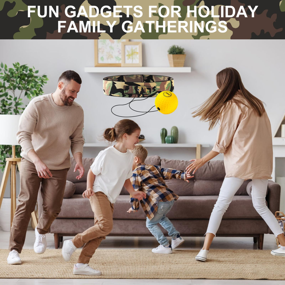 Fun Gift Ideas for Teen Boys - Unique Birthday Gifts for Kids, Novelty Stocking Stuffers Party Favors & Summer Activity Gifts for Children, Boxing Game for Hand-Eye & Foot Coordination Training, Camo