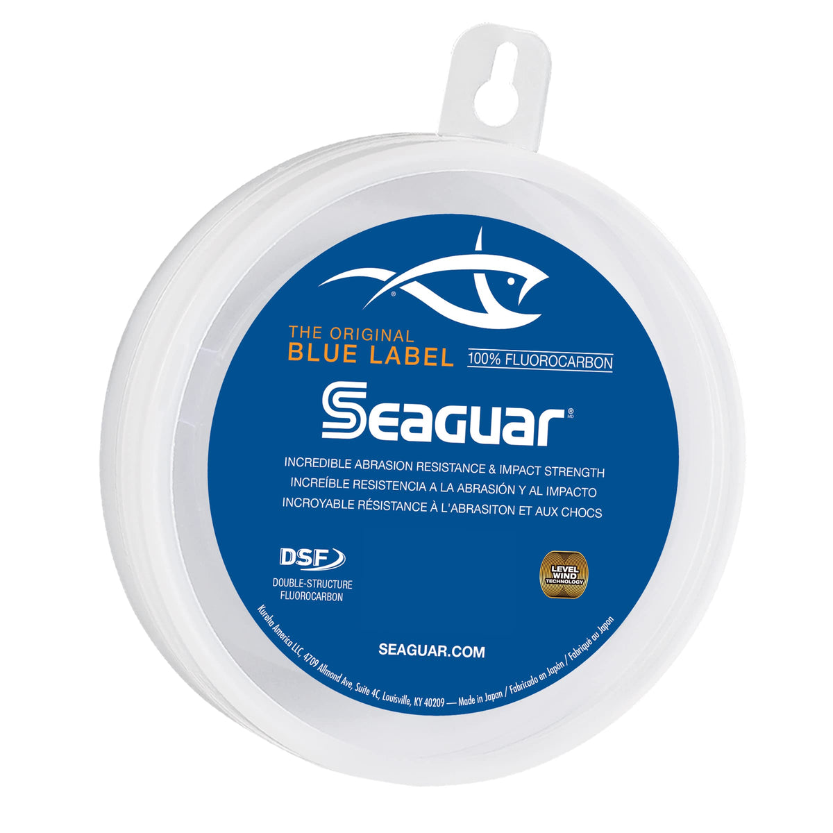 Seaguar Blue Label 100% Fluorocarbon Fishing Line, 15lbs, 50yds - 15FC50