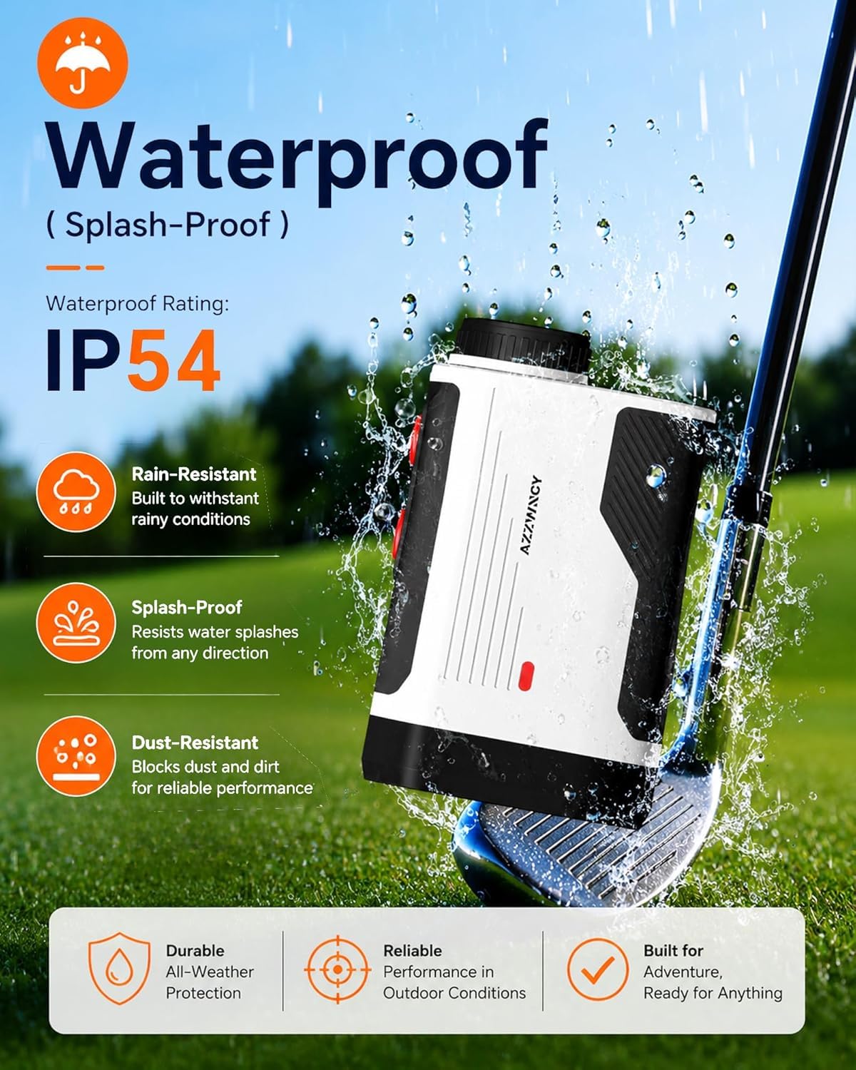 Golf Rangefinder with Slope 1500 Yards | Laser Range Finder