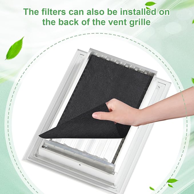 2 Rolls of Vent Filters Kit 100'' x 40'' Electrostatic Media 200" Installation