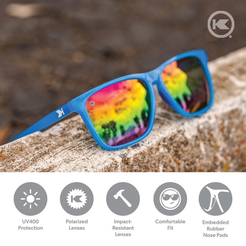 Knockaround Fast Lanes Sport Lightweight Sunglasses for Men & Women - UV400 Protection