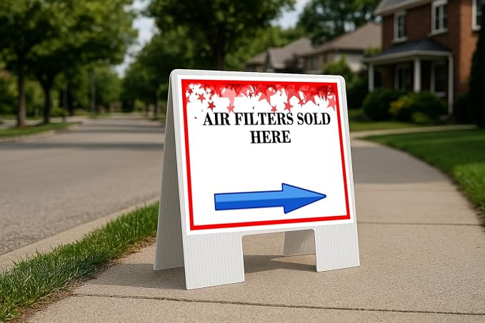 Air Filters Sold Here 4Th Of July American Flag Usa Patriotic Red Blue Stars