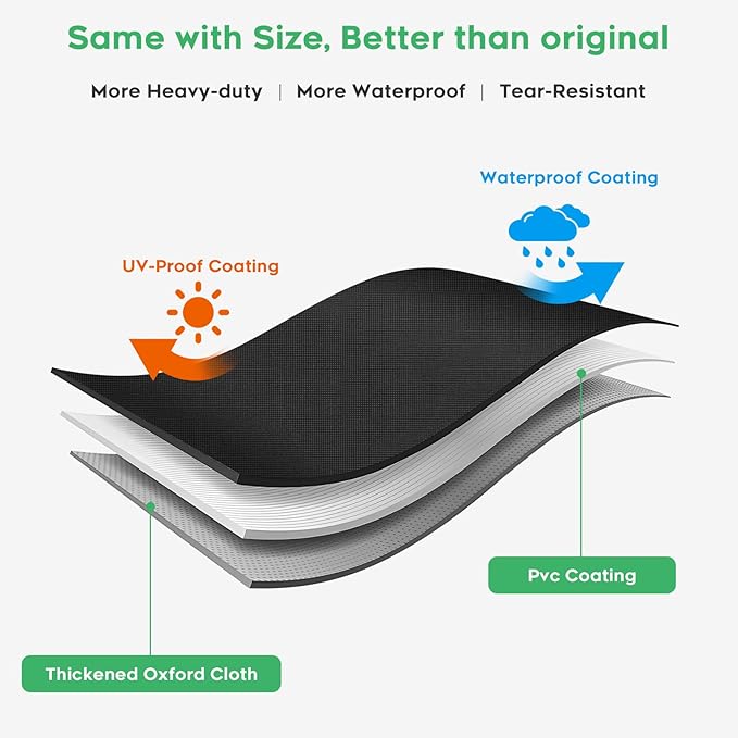 EZ-DONGTENG Grill Cover fit for Weber Slate 28" Rust-Resistant Griddle, Heavy-Duty 600D Waterproof Cover for 3401060 Weber Slate 28 inch Flat Top Griddle Grill Cover