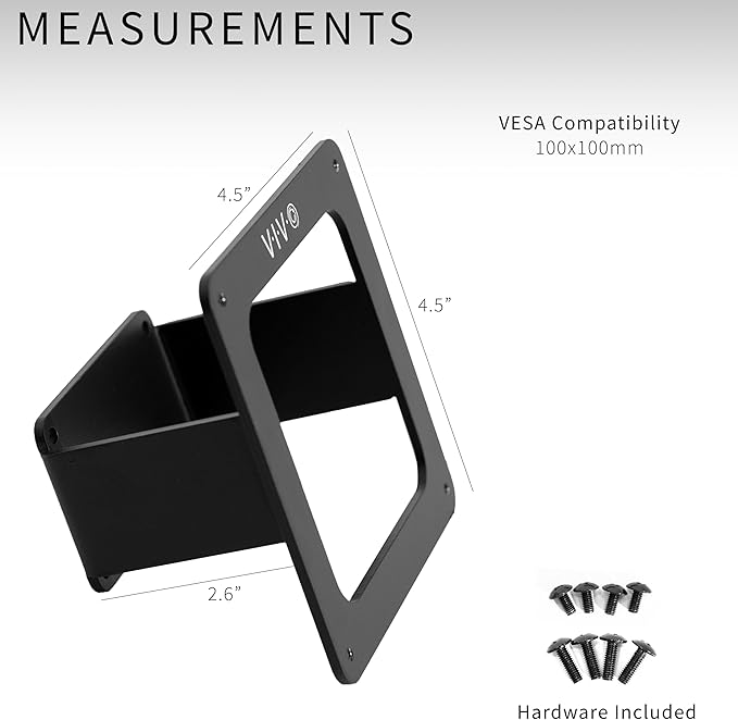 VIVO Deep Recessed VESA Adapter Plate Bracket Designed for Samsung Odyssey Neo G9, G95NA, and Odyssey G9 Monitors, VESA 100x100, Mount-SG9