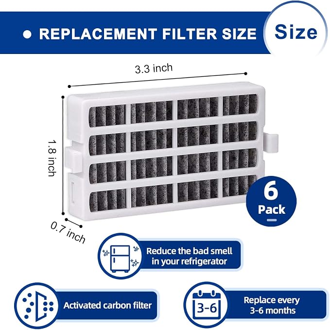 W10311524 Refrigerator Air Filter Replacement Compatible