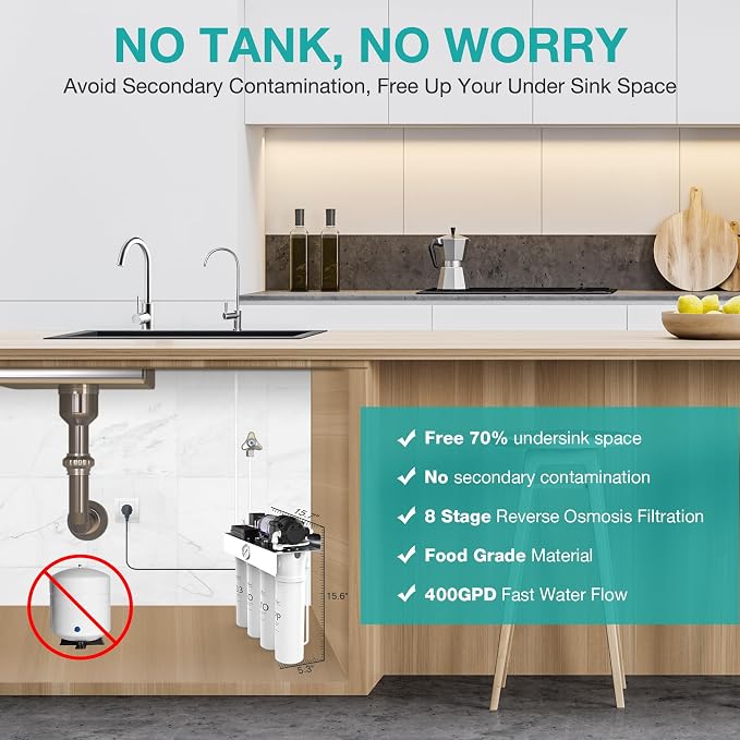 SimPure T1-400UV Tankless Reverse Osmosis System