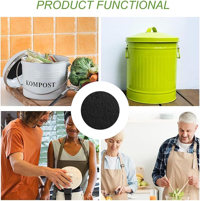 Charcoal Filters for Compost Bucket Activated Charcoal Filter for Countertop