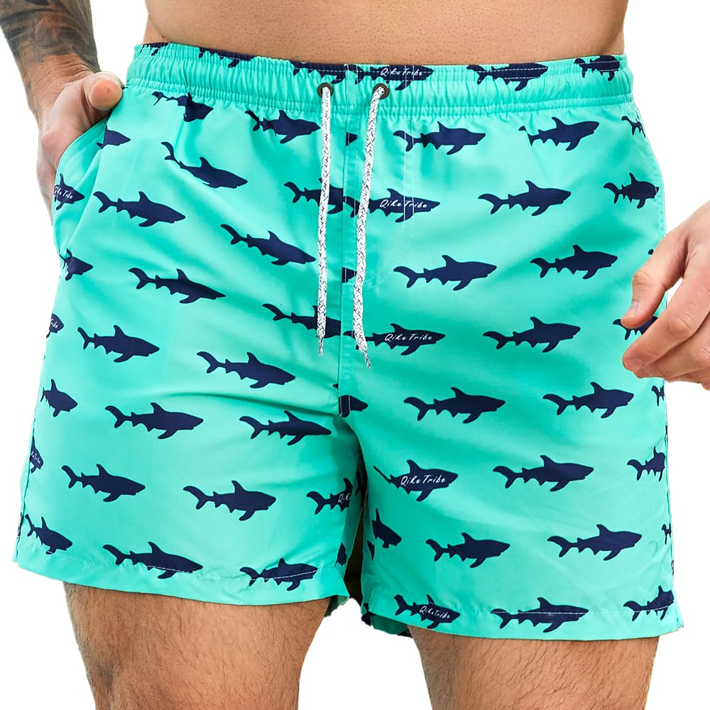 Dminyak Men's Quick Dry Swim Trunks - Beach Vacation Essentials Board Shorts