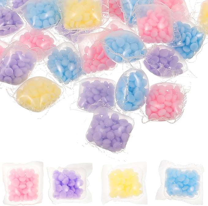 50 Scent Beads Laundry Bulk Lavender Freshener Lasting in-wash Fragrant Washer Fabric for Smelling Laundry Booster Beads Fresh in Softener Assorted Clothes : G Wash -
