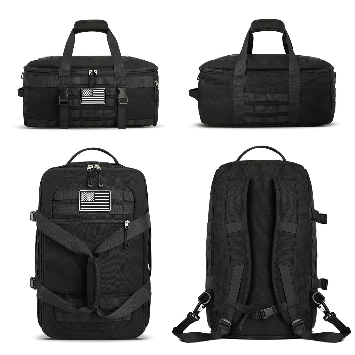 Gym Bags for Men, Large Tactical Duffle Bag with Shoe Compartment