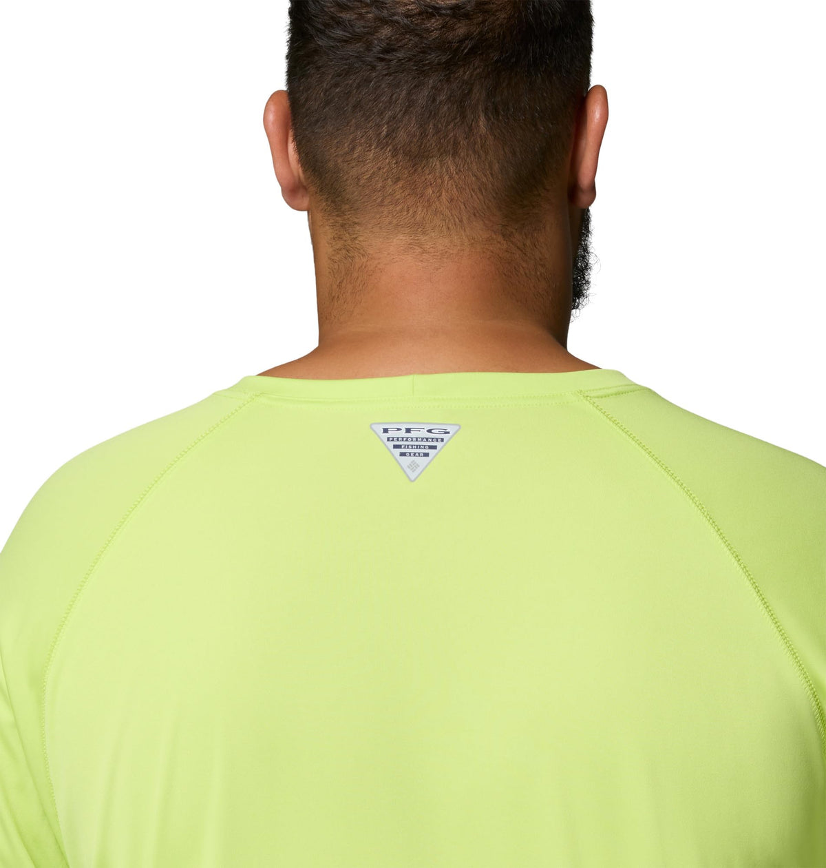 Columbia Men's PFG Terminal Tackle Long Sleeve Fishing Shirt, Voltage/White Logo, 1X
