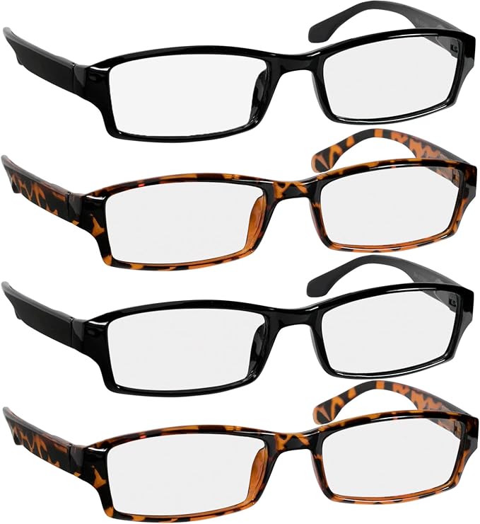 TruVision Readers Reading Glasses, Comfort Spring Hinges