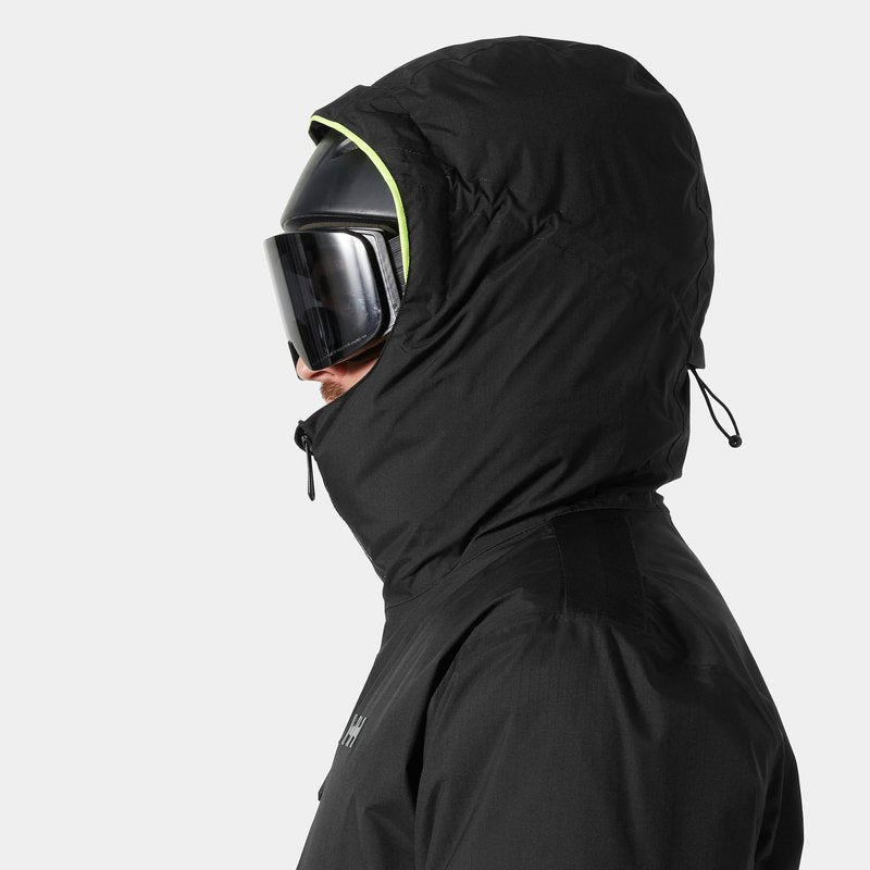 Helly-Hansen KVITFJELL Race Puffy Jacket - Men's Warm, Protective, Athletic-Insulated Ski Coat, 990 Black - 2XL