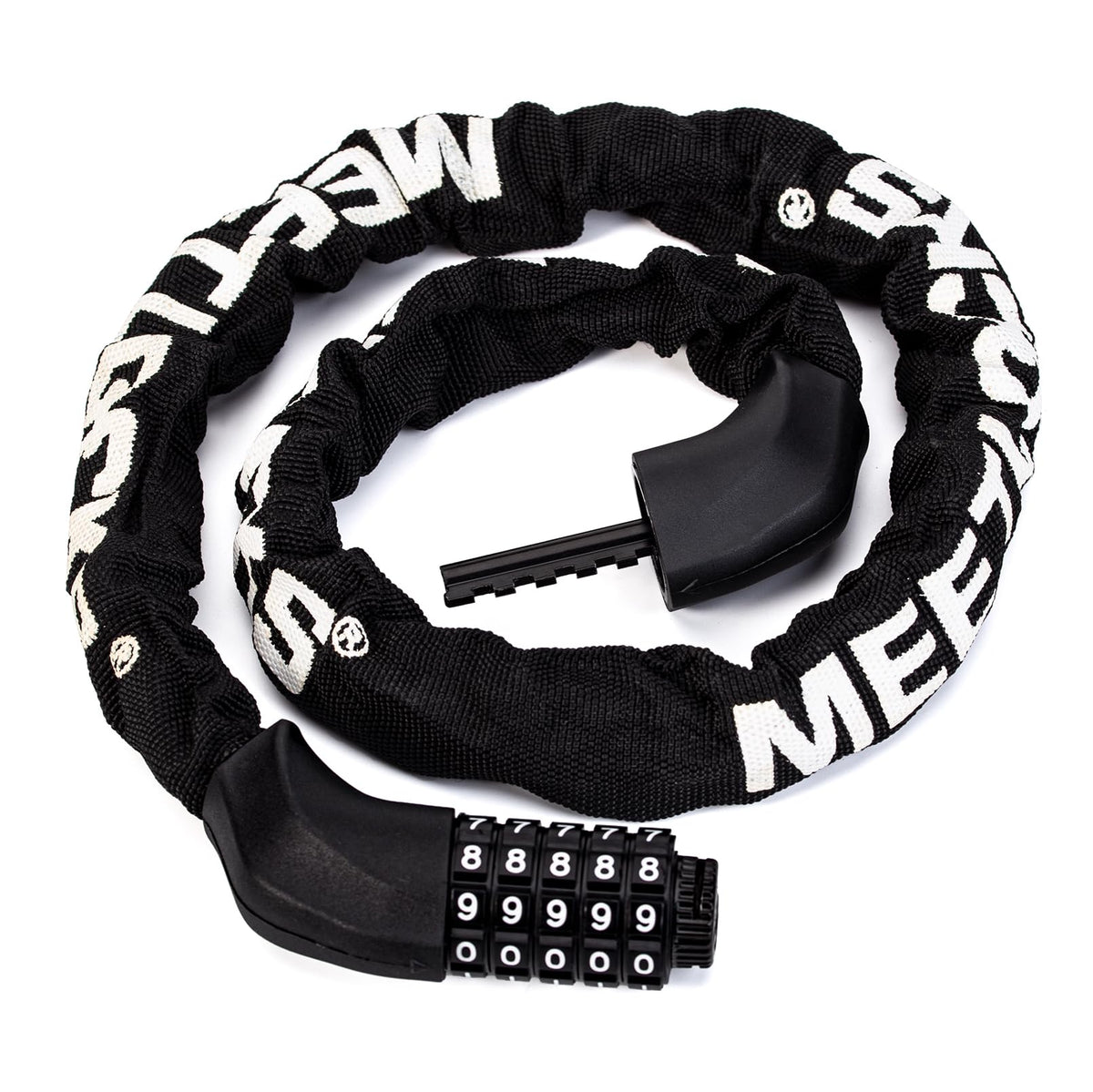 MEETLOCKS 3.2ft Bike Chain Lock,5 Digit Combination High Security Anti Theft 6mm Heavy Duty Resettable Keyless Bicycle Lock for Bicycle Scooter Motorcycle Door Gate