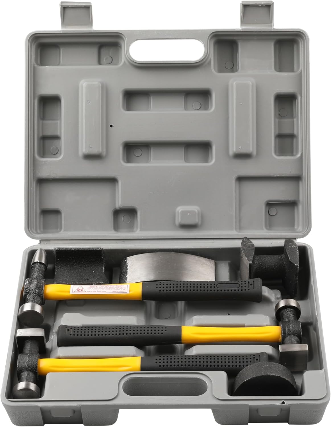 HFS(R) 7 Pcs Set Auto Body Fender Repair Tool Hammer Dolly Set