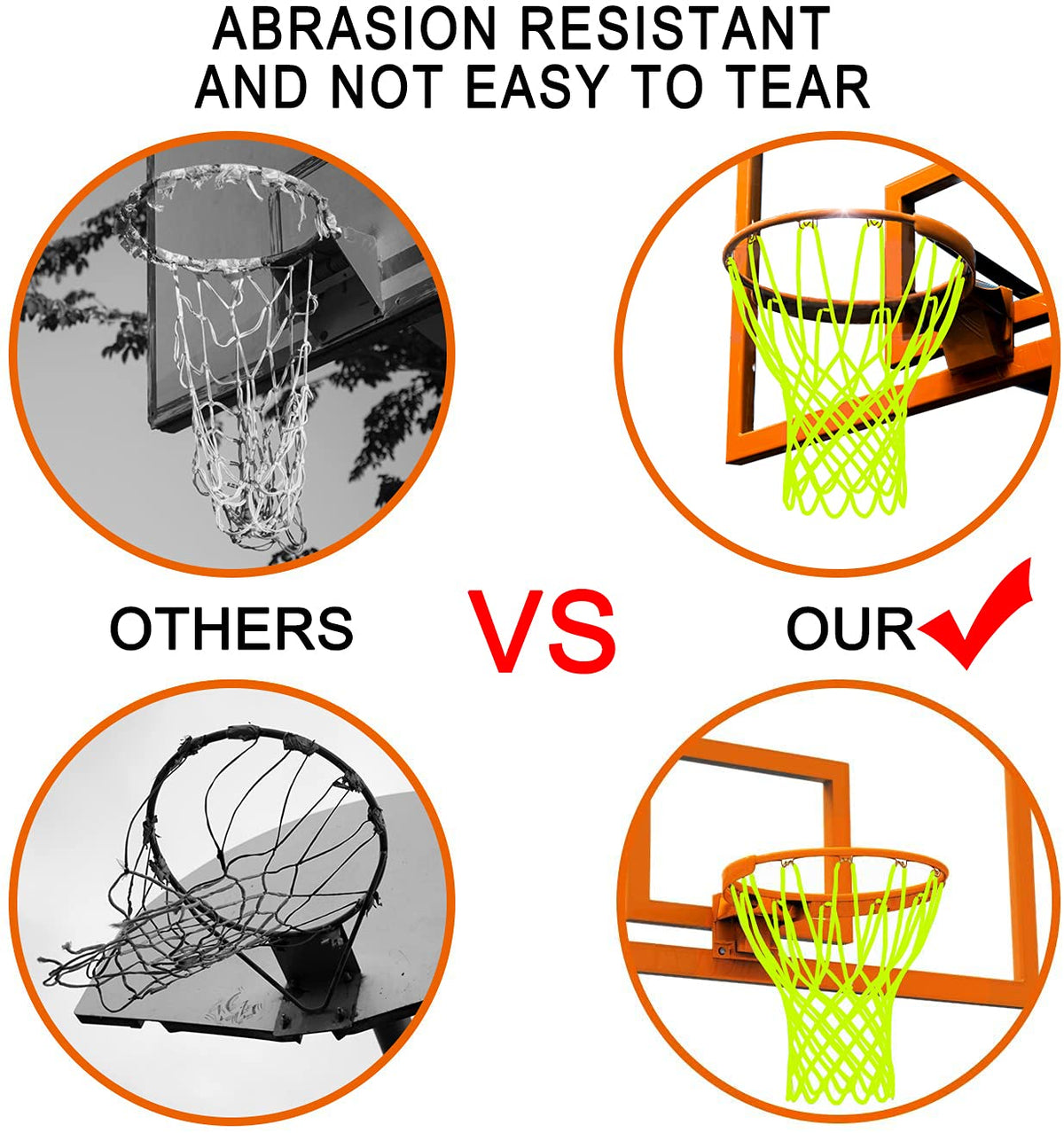 NEIJIANG Glow Basketball Net,Nightlight Luminous Outdoor