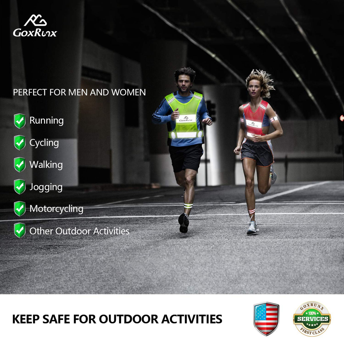 Reflective Vest Running Gear, Lightweight Motorcycle Cycling Reflective Vests with Large Pocket & Adjustable Waist for Women Men Running Safety Vest with Reflective Bands (Pink, Large)
