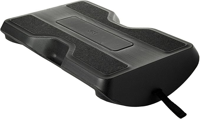 3M Foot Rest for Standing Desks, Two-Sided Rocking and Stationary for Sitting or Standing, Helps Reduce Leg and Foot Fatigue, Black (FR200B)
