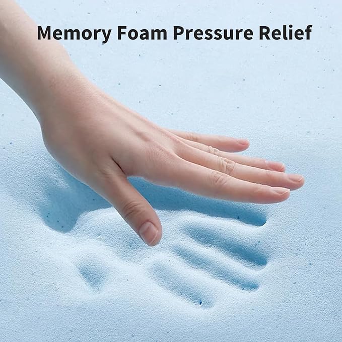 12 Inch Memory Foam Mattress,Twin XL Size Plush Hybrid Mattress,7-Zone Memory Foam & Pocket Spring,Edge Support & Motion Isolating,Pressure Relief, Certified Foams Fabric,Bed in a Box,Echelon Dream