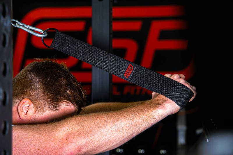 Serious Steel Fitness Ab Strap/Tricep Strap Cable Machine and Resistance Band Attachment