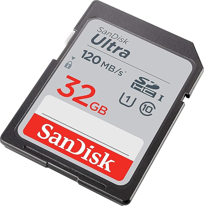 SanDisk 32GB SDHC SD Ultra Memory Card Class 10 Works with Sony Cyber-Shot DSC-WX220, WX350, WX500 Digital Camera (SDSDUN4-032G-GN6IN) Bundle with (1) Everything But Stromboli Multi-Slot Card Reader